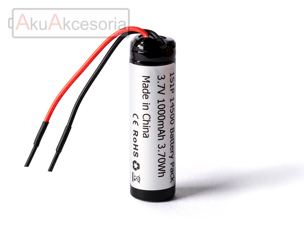 Keeppower 1S1P 14500 1000mAh 3,6V - 3,7V Li-ion (PCB) | AkuAkcesoria.pl